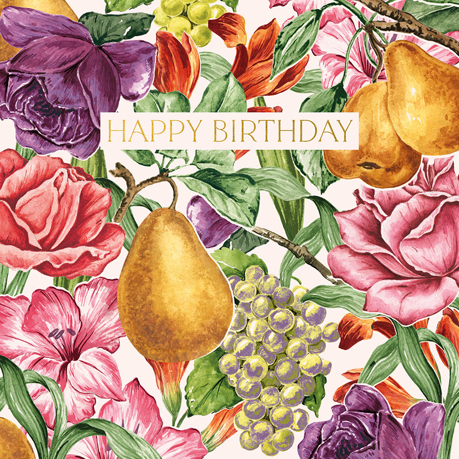 Fruit & Floral Stained Glass