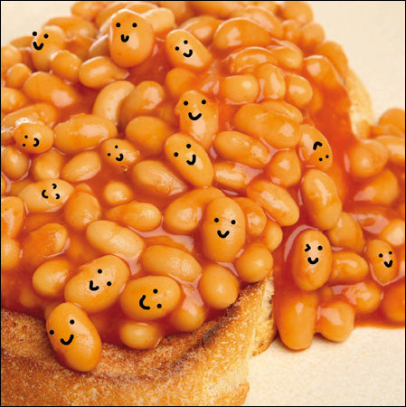 Smiley Baked Beans