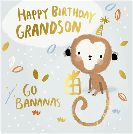 Happy Birthday Grandson  Go Bananas