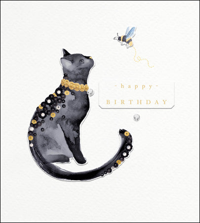 Black Cat Happy Birthday