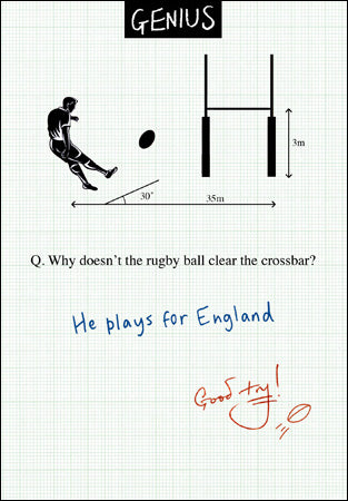 Why doesn't the rugby ball clear the crossbar?