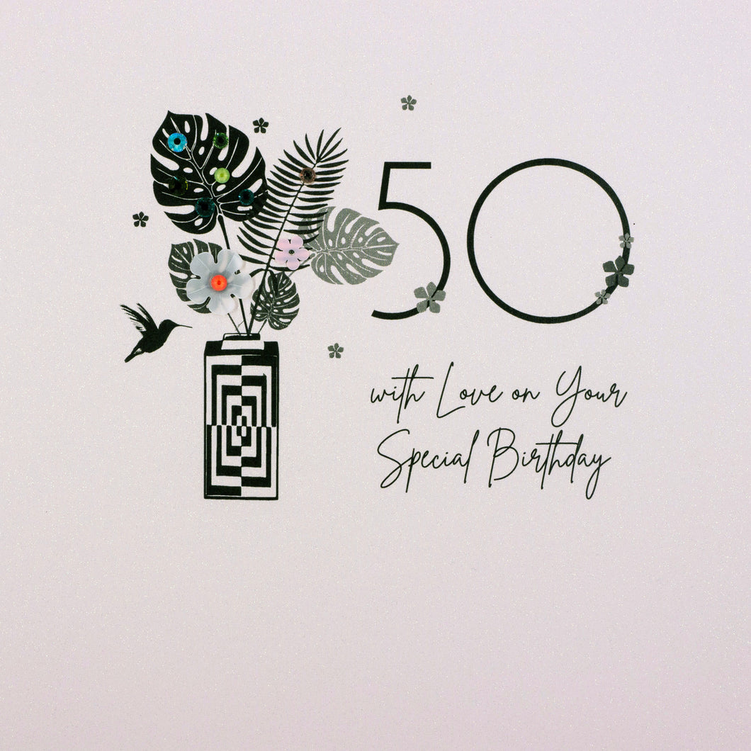 50 with Love on Your Special Birthday