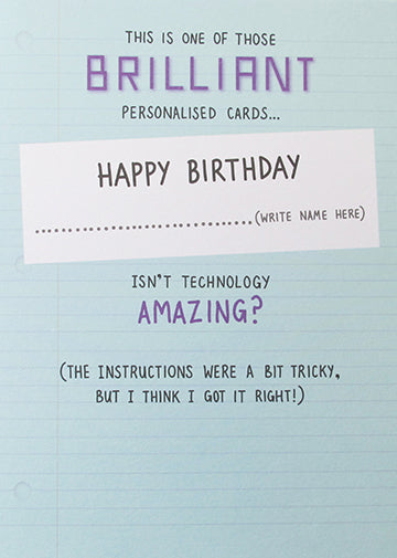 Personalised Cards