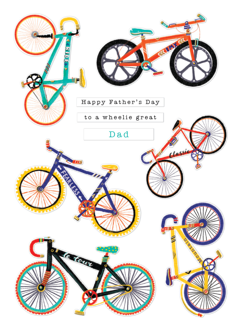 Happy Father's Day to a wheelie great Dad