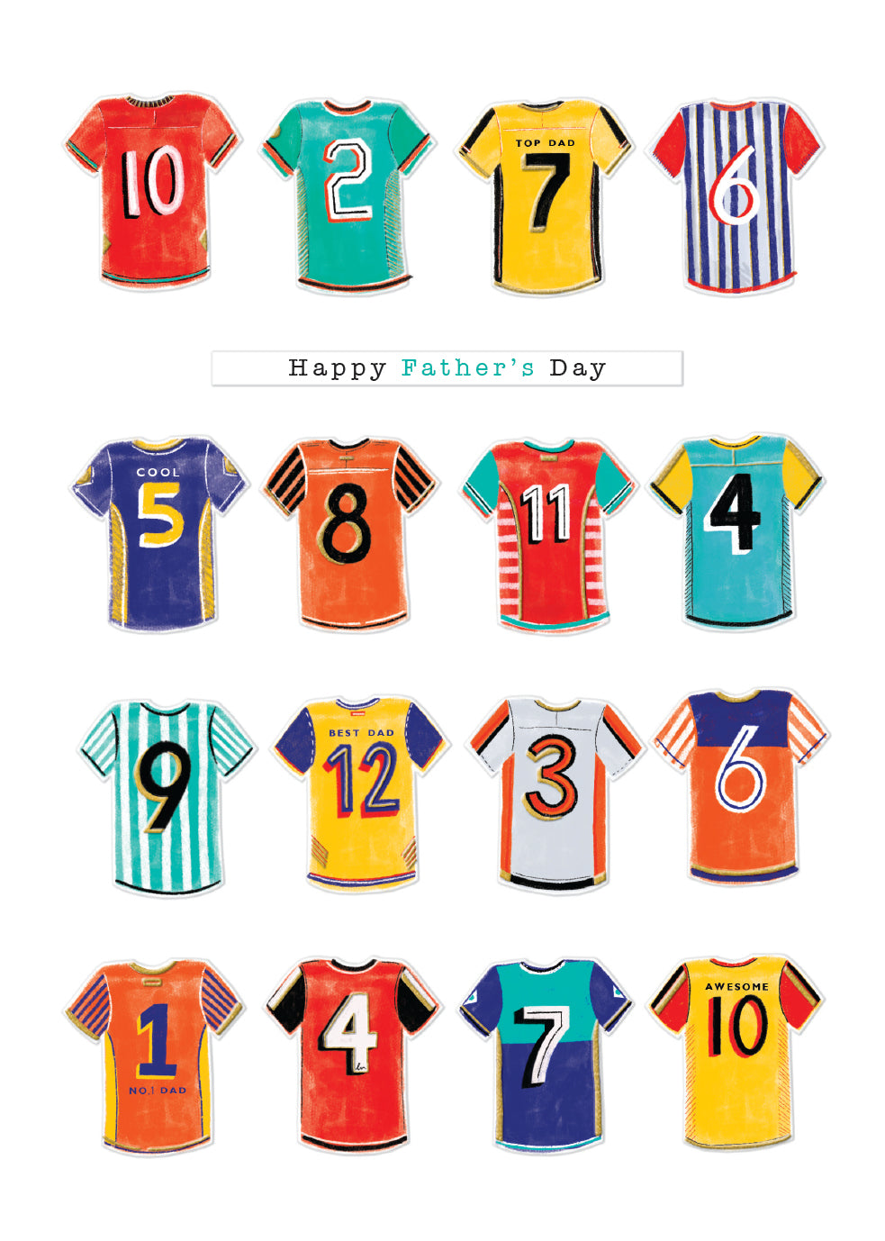 Happy Father's Day Football Shirts