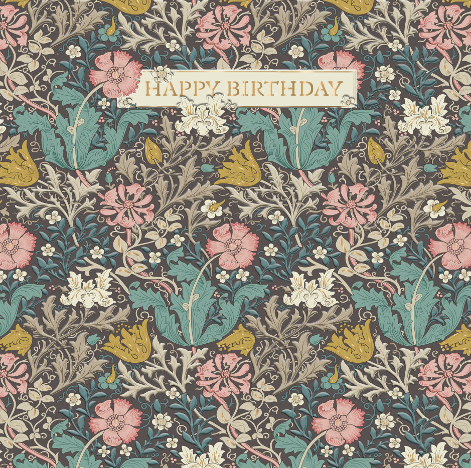 William Morris Happy Birthday