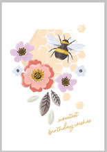 Load image into Gallery viewer, Bee &amp; Flowers Birthday
