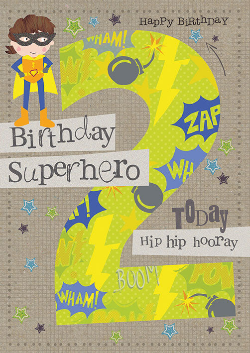 2 Today Birthday Superhero