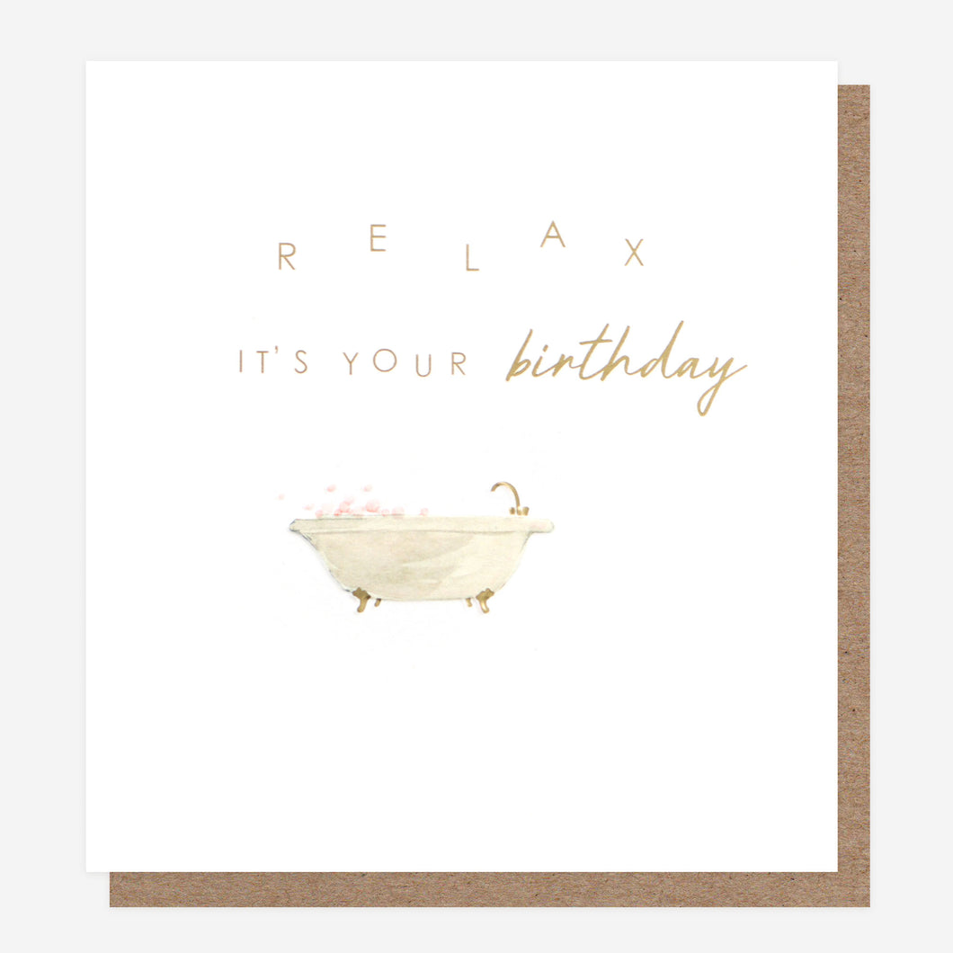 Relax It's Your Birthday bath